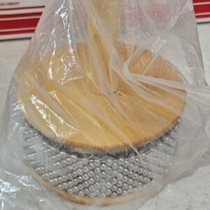 Wooden Cabasa Percussion Metal Beaded Chain and Cylinder Pop‎ Hand Shaker